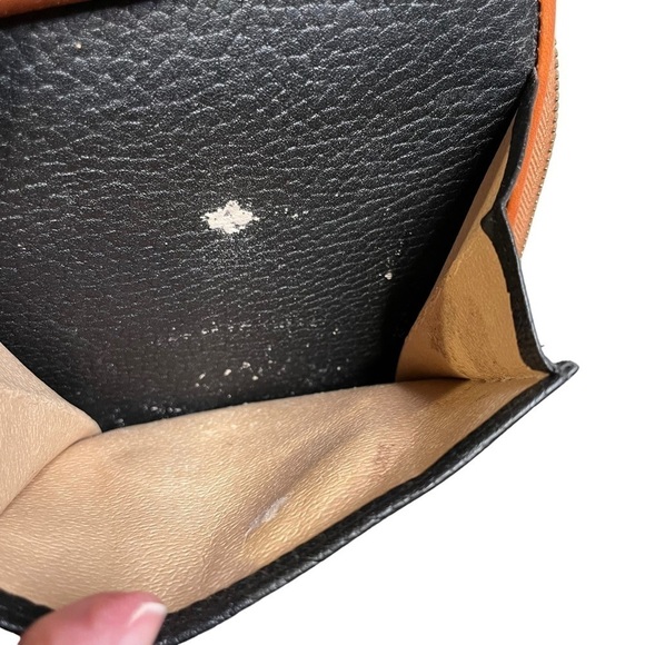 Vintage Dooney & Bourke *Black* Mini Square Zip-Along Crossbody Wallet 18173B - Picture 10 of 14